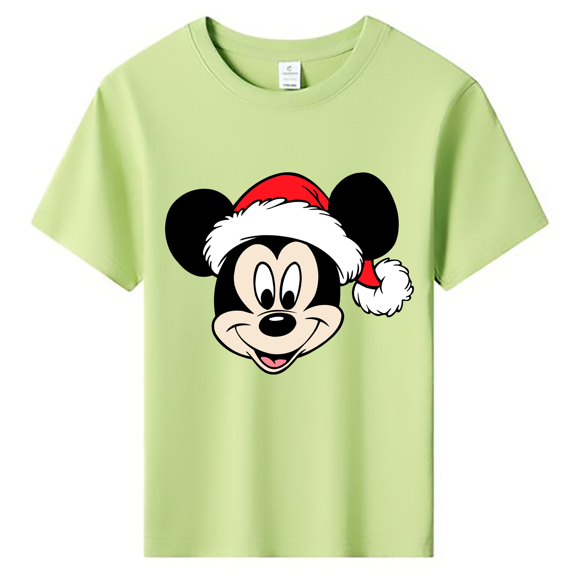 ミッキーマウス Mickey Mouse 綿100％キッズTシャツ（フロントプリント）